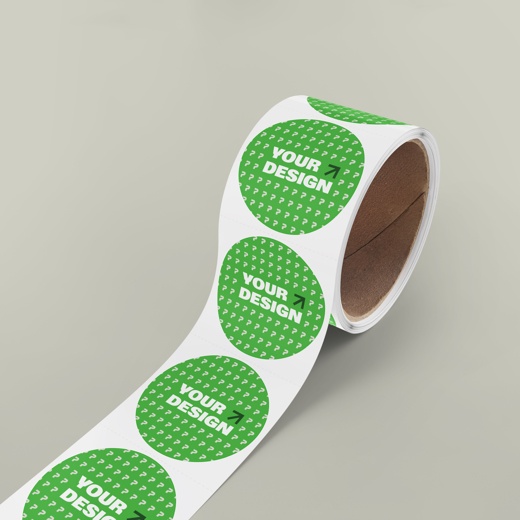 Round Sticker Label Rolls